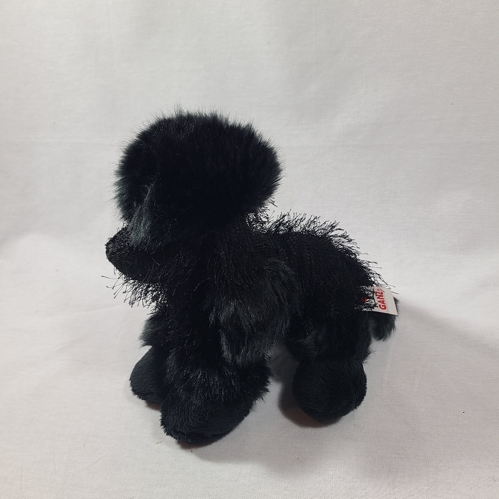 GANZ Webkinz black poodle dog Plush- No code